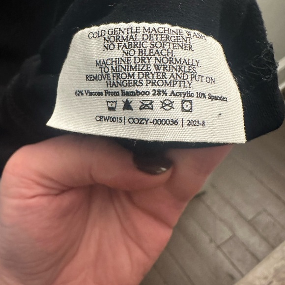 Cozy Earth Bamboo Square Neck Top and Shorts Set - Picture 6 of 6